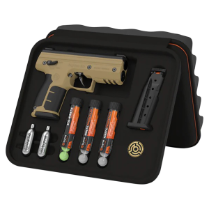SD Pepper Kit 68 Caliber CO2 Air Pistol Projectile Launcher - Tan