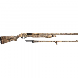 Turkey/Waterfowl Combo 24"/28" 5 Round 12 Gauge Pump Action Shotgun - Realtree Max-5