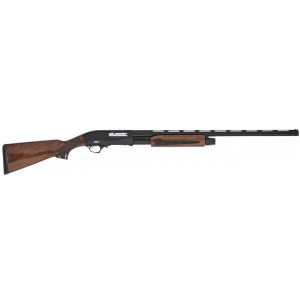 COBRA Iii Field 28" 5 Round 12 Gauge Pump Action Shotgun - Black/walnut