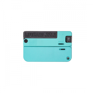 LIFECARD 3.3" Single Shot 22 Long Rifle Pistol - Robin Egg Blue