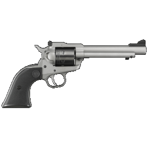 Super Wrangler 5.50" 6 Round 22 Long Rifle / 22 WMR Revolver - Silver/Black