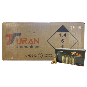 Brass Case Full Metal Jacket 115 gr 9mm Handgun Ammo - 1000 Round Case