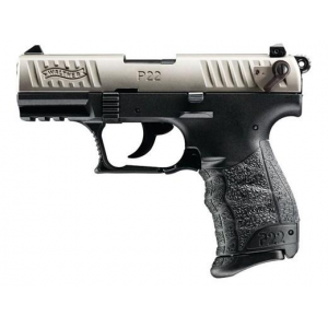 P22 Q 10 Round 9mm Rimfire Pistol Nickel/black
