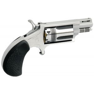 Wasp Snub Nose 1.63" 5 Round 22 WMR Rimfire Revolver - Stainless/Black