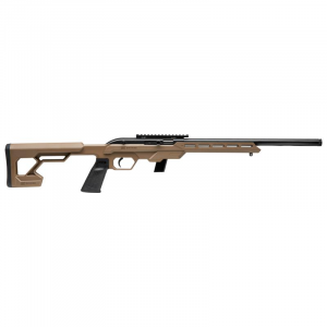 64 Precision 16.5" 10 Round 22 Long Rifle Semi Auto Rifle - Flat Dark Earth
