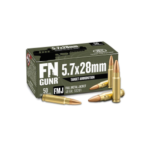 Target Full Metal Jacket 40 gr 5.7mm x 28mm Handgun Ammo - 500 Round Case
