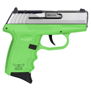 CPX-3 RD 2.96" 10 Round 380 ACP Pistol - Lime Green/Stainless