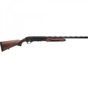 Pump Action Field 26" 5 Round 12 Gauge Shotgun - Black/Walnut