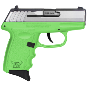 CPX-3 3.10" 10 Round 380 ACP Pistol - Lime Green/Stainless