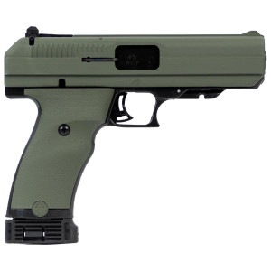JHP 4.50" 9 Round 45 ACP Pistol - OD Green