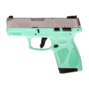 G2S 7 Round 9mm Pistol - Stainless/Cyan Grip