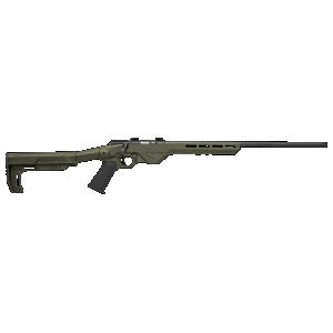 Trakr 18" 5 Round 17 HMR Bolt Action Rifle - OD Green
