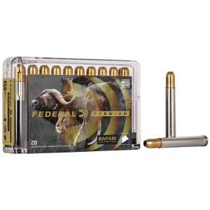 Federal Premium Safari Trophy Bonded Sledgehammer Solid 500 gr 458 Lott Rifle Ammo - 20 Round Box - $207.95 at The Real Grit