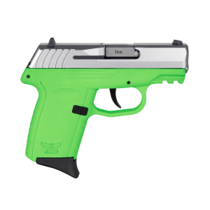 810099570380 CPX2 G3 9mm 3.1 inches 10 Rounds Stainless Steel Slide Lime Green Grip