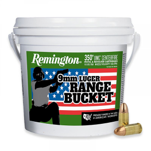 UMC Full Metal Jacket 115 Gr 9mm Handgun Ammo - 350 Range Bucket