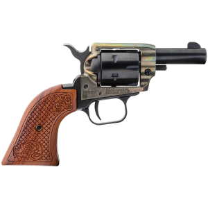 Barkeep 3" 22 Long Rifle Revolver - Custom Scroll Wood