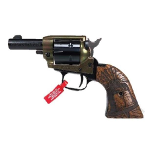 Barkeep 2" 22 Long Rifle Revolver - Black/Case Hardened Engraved Bell Grip