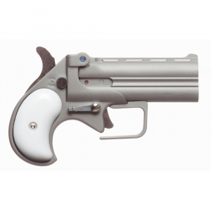 Big Bore with Guardian Package 3.5" 2 Round 9mm Luger Revolver - Silver/Pearl
