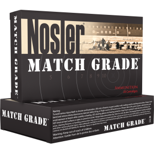 Match Grade Custom Competition Hollow Point Boat-Tail 190 gr 30 Nosler Rifle Ammo - 20 Round Box