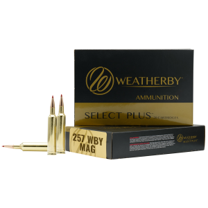 Select Plus Nosler Spitzer Partition 120 gr 257 Weatherby Magnum Rifle Ammo - 20 Round Box