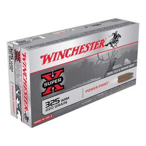 Winchester Super-X Power Point 220 gr 325 WSM Rifle Ammo - 20 Round Box - $97.38 at The Real Grit