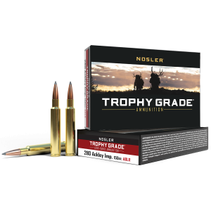 Trophy Grade Long Range Spitzer AccuBond 150 gr 280 Ackley Improved Rifle Ammo - 20 Round Box