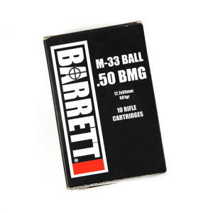 M33 Ball 660 Gr 50 Bmg Rifle Ammo - 10 Round Box