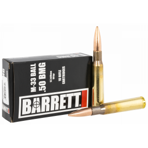VOR-TX M33 Ball 661 Gr 50 Bmg Rifle Ammo - 10 Round Box