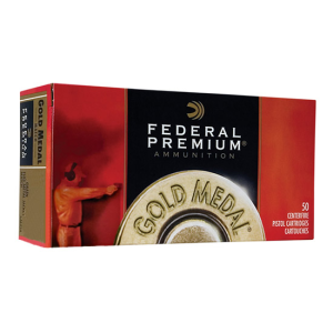 Federal Premium Gold Medal Full Metal Jacket Semi Wadcutter 185 gr 45 ACP Handgun Ammo - 50 Round Box - $62.95 at The Real Grit