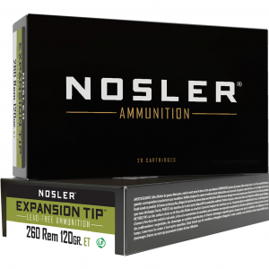 EXPANSION Tip 120 Gr 260 Remington Rifle Ammo - 20 Round Box