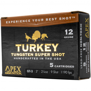 Turkey TSS #9 3" 12 Gauge Shotgun Ammo - 5 Round Box