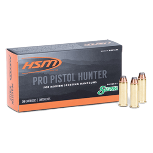 Pro Pistol Hunter Jacketed Hollow Point 240 gr 44 Magnum Handgun Ammo - 50 Round Box