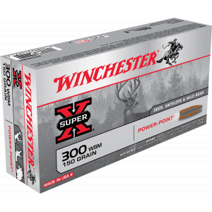 SUPER X Power Point 150 Gr 300 Wsm Rifle Ammo - 20 Round Box