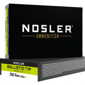 SPITZER Ballistic Tip 140 Gr 280 Remington Rifle Ammo - 20 Round Box