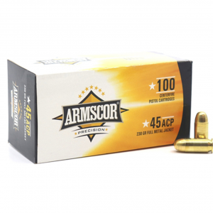 VALUE Pack Full Metal Jacket 230 Gr 45 Acp Handgun Ammo - 100 Round Box