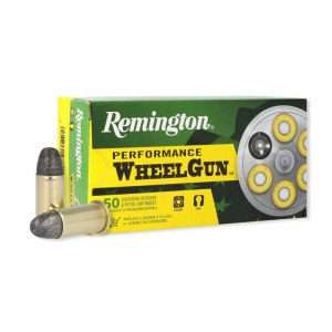 PERFORMANCE Wheelgun Lead Round Nose 125 Gr 38 Short Colt Handgun Ammo - 50 Round Box