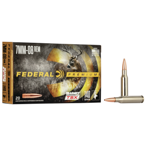 Federal Premium Barnes TSX 140 gr 7mm-08 Remington Rifle Ammo - 20 Round Box - $53.90 at The Real Grit