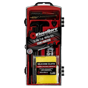 KleenBore AR-15 Cleaning Kit .223 Rem/5.56 NATO Tactical - Red