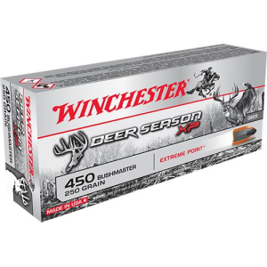 DEER Season Xp Ballistic Tip 250 Gr 450 Bushmaster Rifle Ammo - 20 Round Box