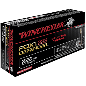 PDX1 Defender Split Core Hollow Point 77 gr 223 Remington Rifle Ammo - 20 Round Box