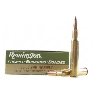 PREMIER Scirocco Bonded 180 Gr 30-06 Springfield Rifle Ammo - 20 Round Box