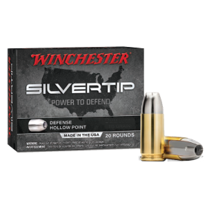 Silvertip Jacketed Hollow Point 225 gr 45 Colt Handgun Ammo - 20 Round Box