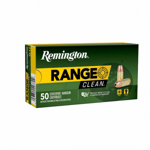 RANGE Clean Flat Nose Enclosed Base 180 Gr 40 S&w Handgun Ammo - 50 Round Box