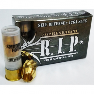 R.I.P. Fragmenting Brass Slug 2-3/4" 12 Gauge Shotgun Ammo - 5 Round Box