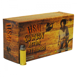 COWBOY Action Round Nose Flat Point 250 Gr 45 Long Colt Handgun Ammo - 50 Round Box