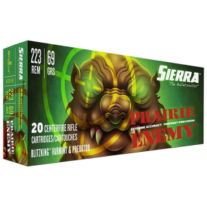 Prairie Enemy BlitzKing 69 gr 223 Remington Rifle Ammo - 20 Round Box