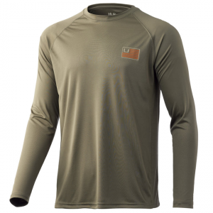 Men's Huk and Bars Pursuit Long Sleeve Fishing Shirt