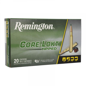 CORE-LOKT Tipped 165 Gr 308 Winchester Rifle Ammo - 20 Round Box