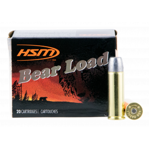 BEAR Load Wide Flat Nose 325 Gr 454 Casull Handgun Ammo - 20 Round Box