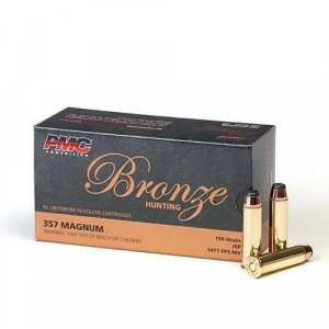 BRONZE Soft Point 158 Gr 357 Magnum Handgun Ammo - 50 Round Box